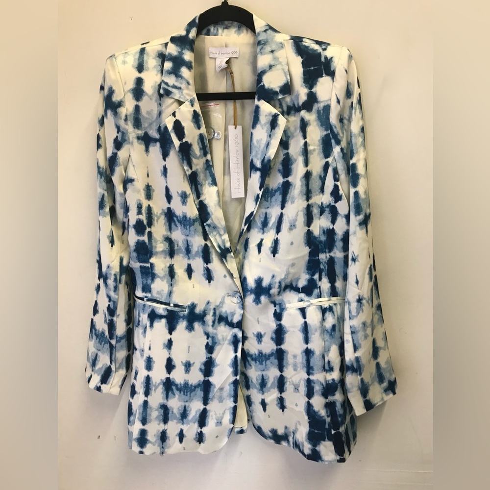 House of Harlow 1960 2 Piece Suit Blazer & Wide Leg Pant - Picture 3 of 8